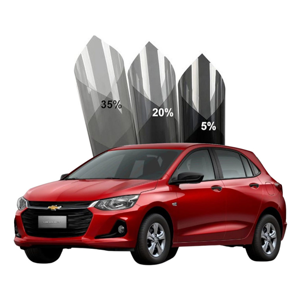 Película Pre-Cortado Insul Film Profissional Premier WIndow Air Blue Automotiva Onix Hatch 2020-2024