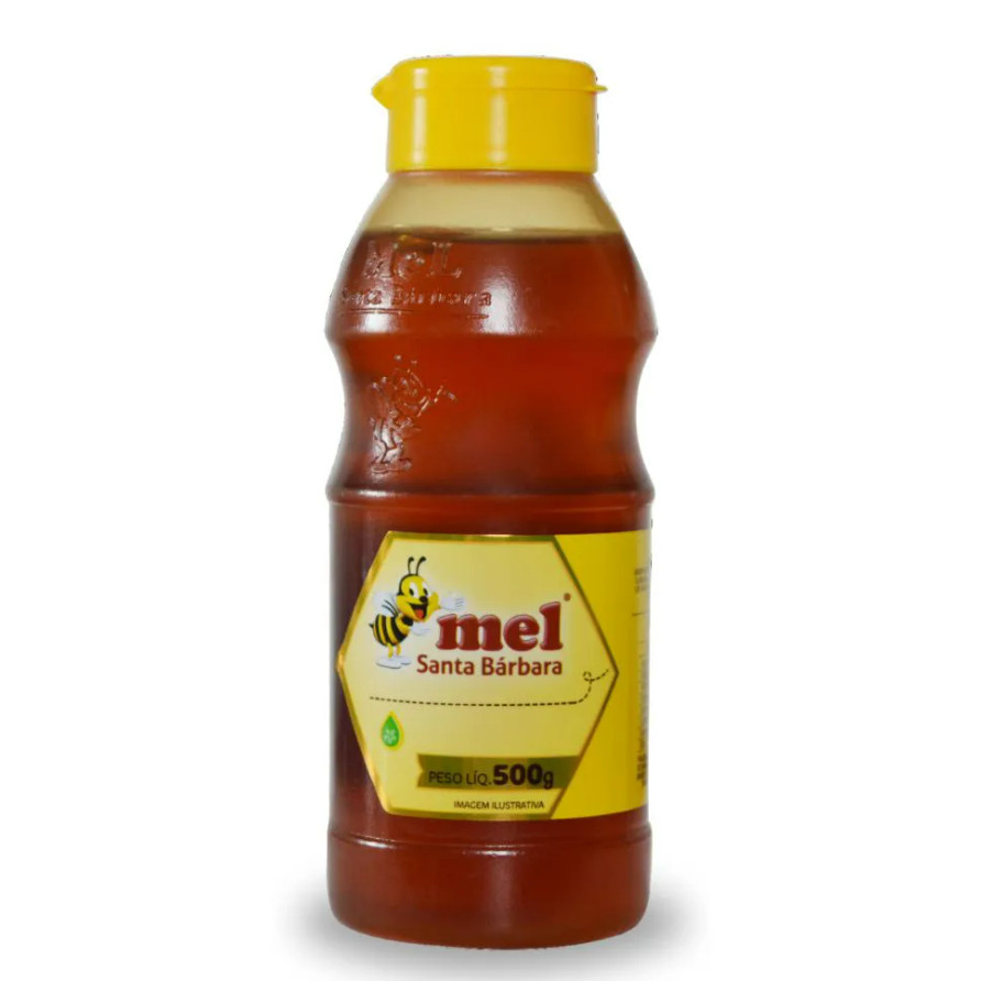 Mel Silvestre Puro Santa Bárbara 500g | Bisnaga Squeeze Natural, Florada Silvestre em Oferta na Shopee