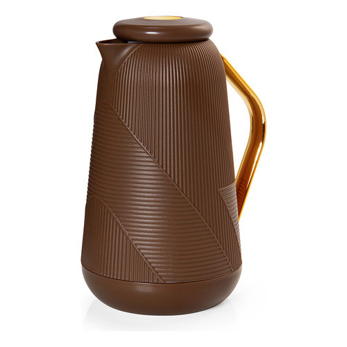 Garrafa Térmica 1 Litro Bari Marrom Para Chá Café Termopro em Oferta na Shopee