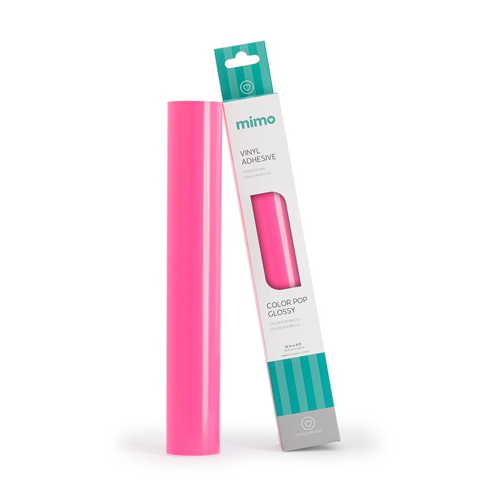 Adesivo Vinil Color Pop Brilho - Rosa Pink - Mimo - 30,5 cm x 1,22 m - 1 Und em Oferta na Shopee