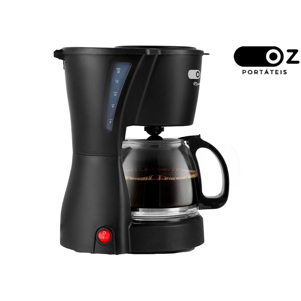 Cafeteira Elétrica Jarra Vidro Filtro Permanente Capacidade 18 Xicaras Arome Ca3000 Oz em Oferta na Shopee
