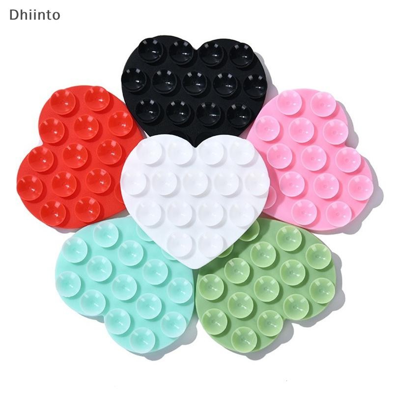 [Dhiint] Ventosa De Coração Para Montagem Em Telefone Acessórios Suporte Forte Mãos-Livres Selfies E Vídeos em Oferta na Shopee