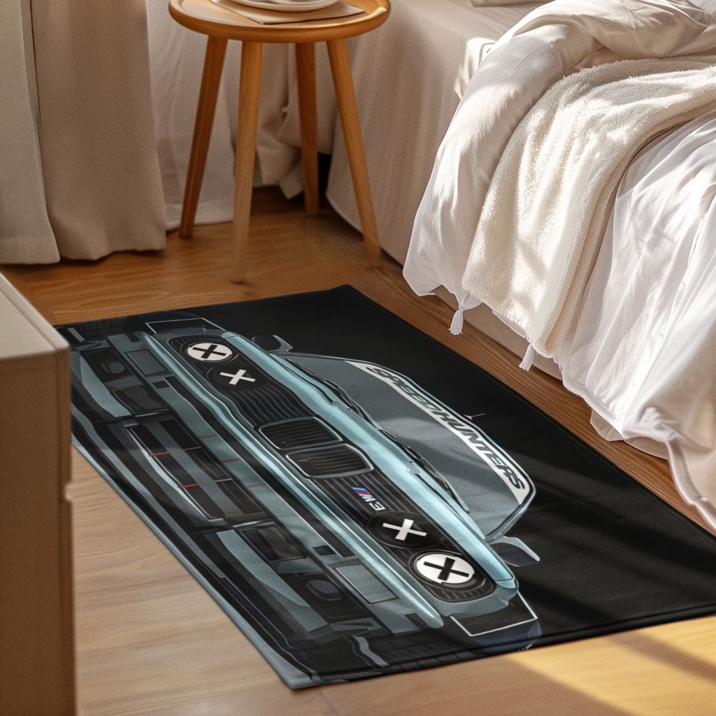 Tapete Decorativo 118x70cm Antiderrapante Sala, Quarto, Espaço Carro em Oferta na Shopee