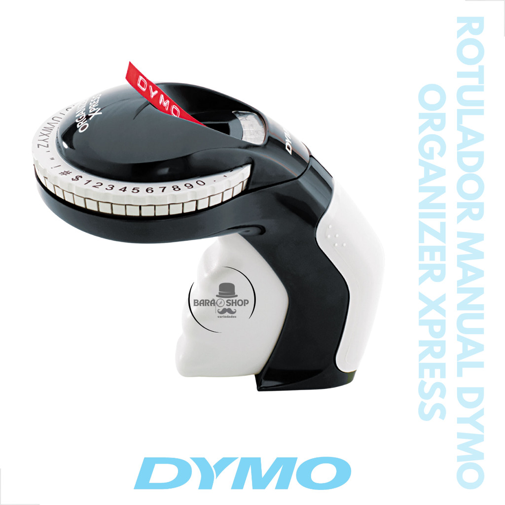 Combo Rotulador Manual 3 Fitas Dymo Organizer Xpress Pt/cz  Ideal para a identificação de qualquer Objeto ou Equipamento