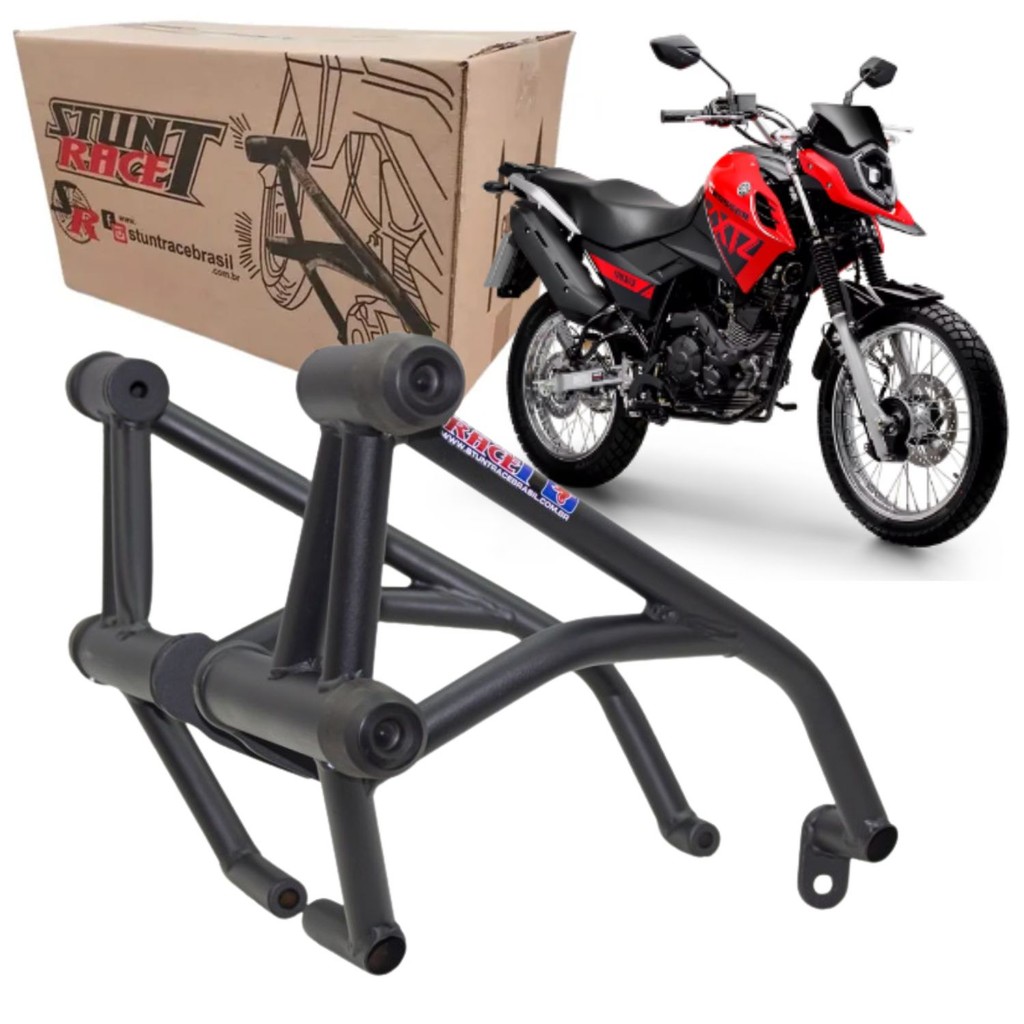 Protetor Motor Stunt Race Xtz Crosser 150 Preto Fosco