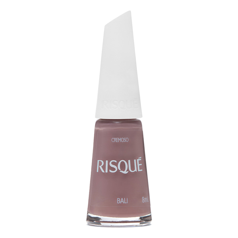 Esmalte Risqué Nude Cremoso Bali 8ml em Oferta na Shopee