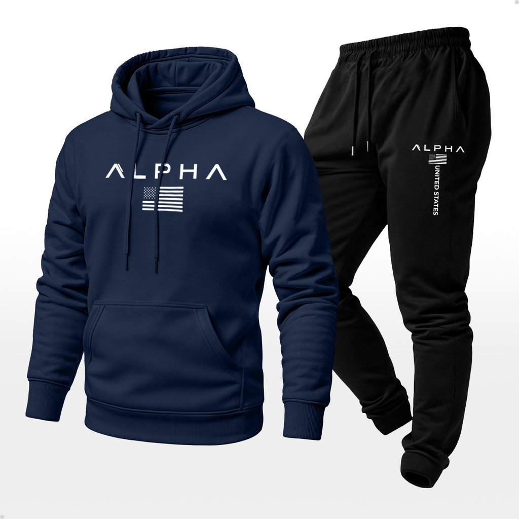 Conjunto Moletom Masculino Feminino USA Esportivo Qualidade Premium Blusa e Calça