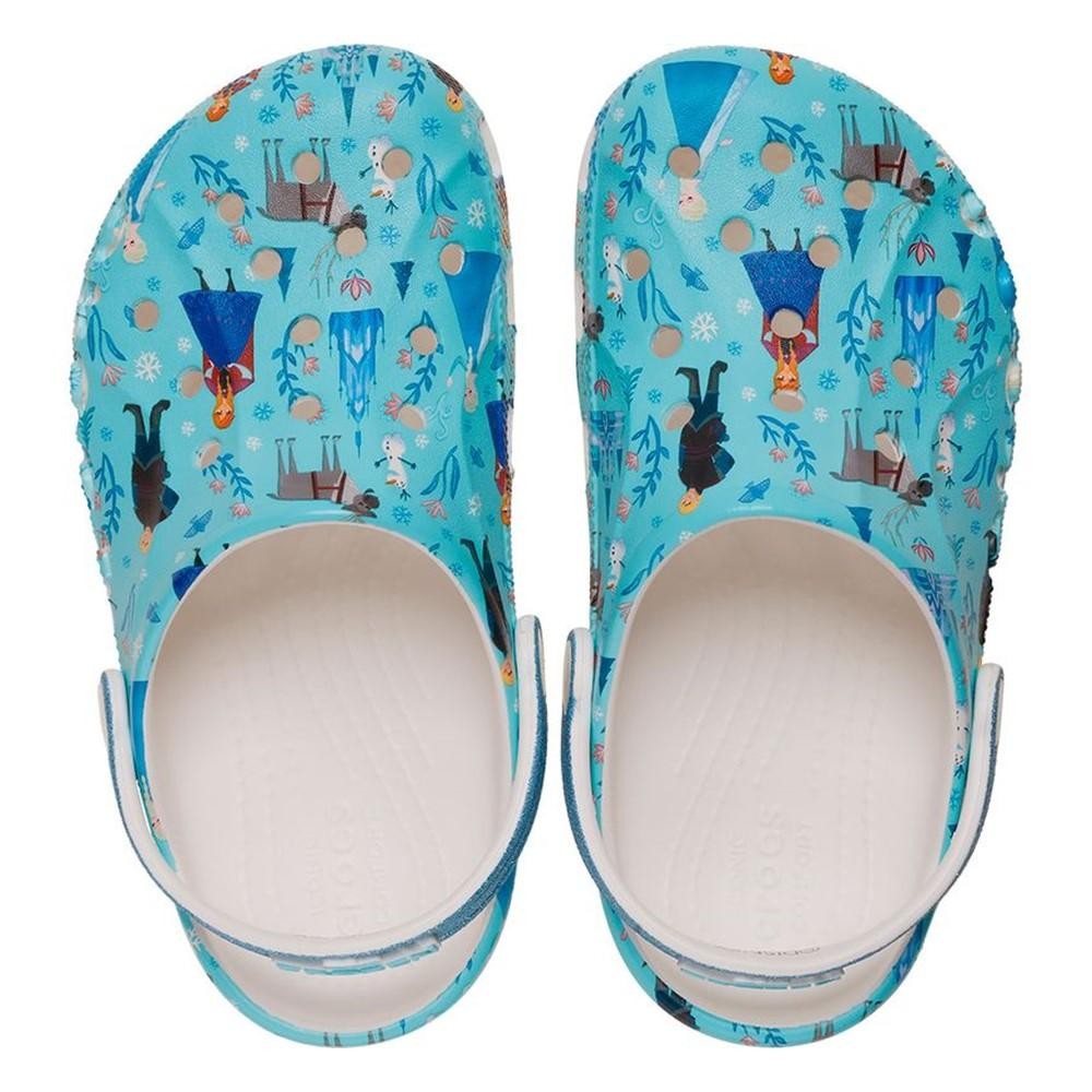 Sandália crocs frozen baya clog t multi em Oferta na Shopee