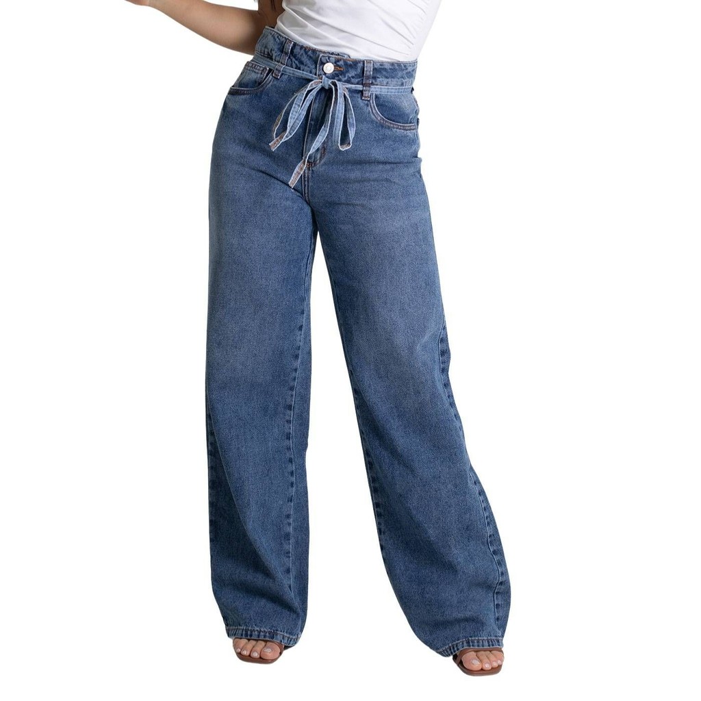 Calça Jeans Sawary Wide Leg - 279849 - Women Clothes