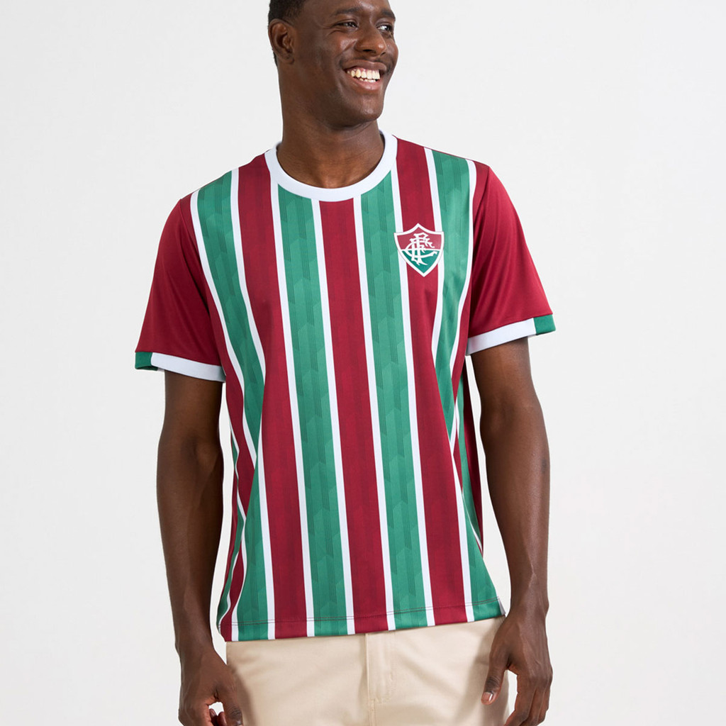 Camisa Fluminense Classic Torcedor Masculina Oficial
