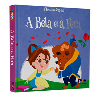Livro Clássicos Pop-up | A Bela e a Fera em Oferta na Shopee