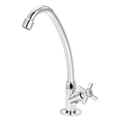 Torneira Bica Móvel Cozinha Abs Cromado Slim Mesa 1/4 V