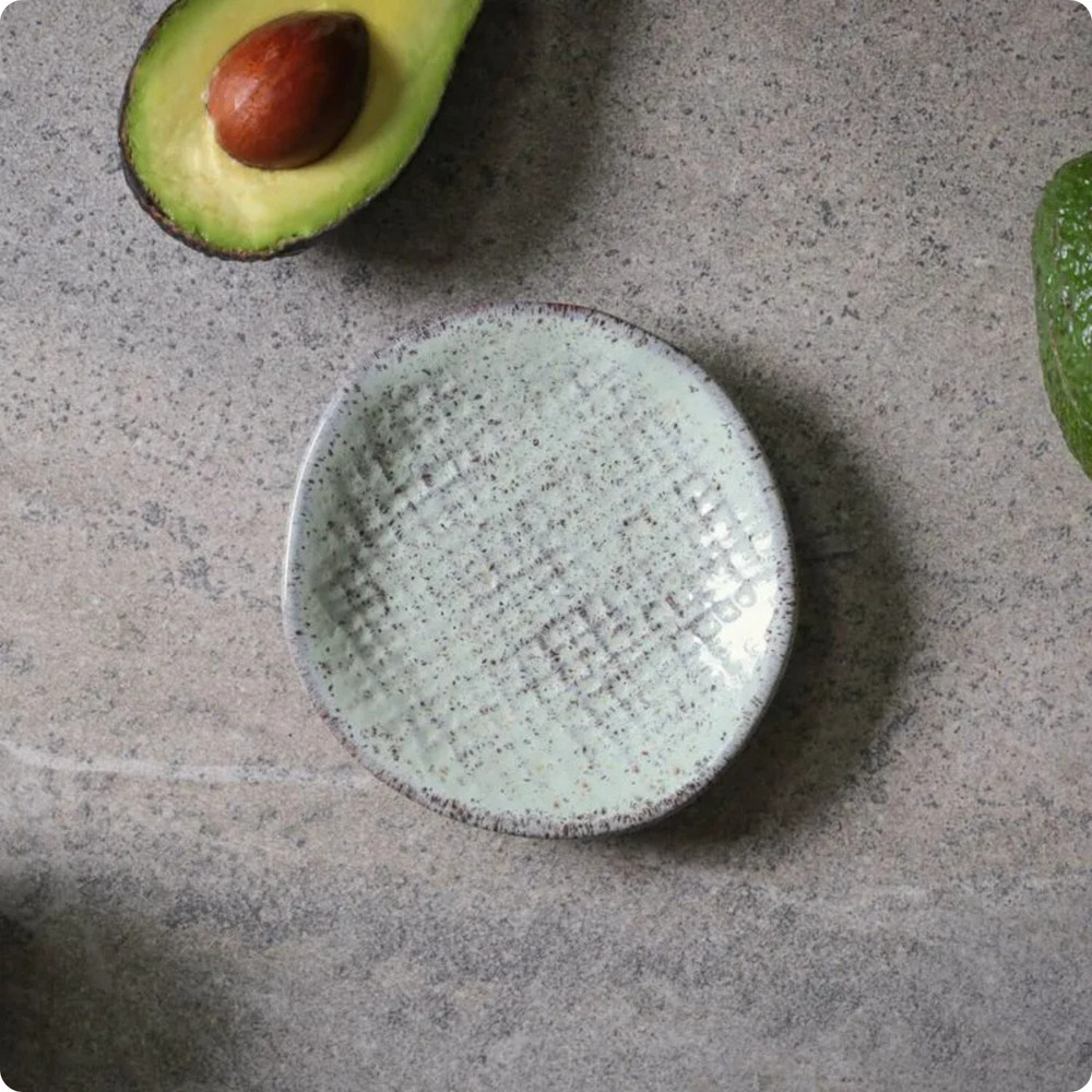 Ramequim Cerâmica Médio Juta Pistache Verde 57ml Porto Brasil — imagem 2 de 2