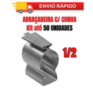 Abraçadeira com cunha 1/2 em Oferta na Shopee