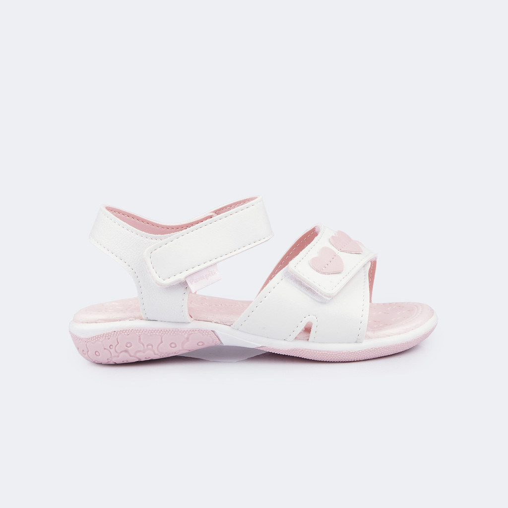 Sandália Infantil Feminina Mavie Corações Rosa Pampili em Oferta na Shopee