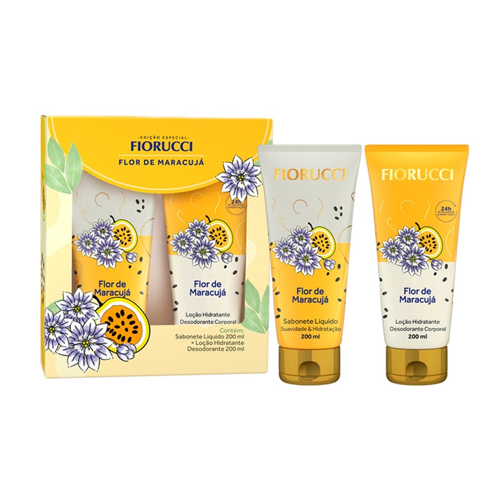 Kit Fiorucci – Sabonete Líquido 500 ml + Loção Hidratante 200 ml em Oferta na Shopee