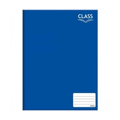 Caderno Brochurão Grande 20x27,5cm 48 Folhas Class Azul Foroni