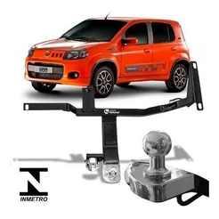 Reboque Engate Fiat Uno Sport 2010 A 2015 Reforcel 500kg Bom bOM