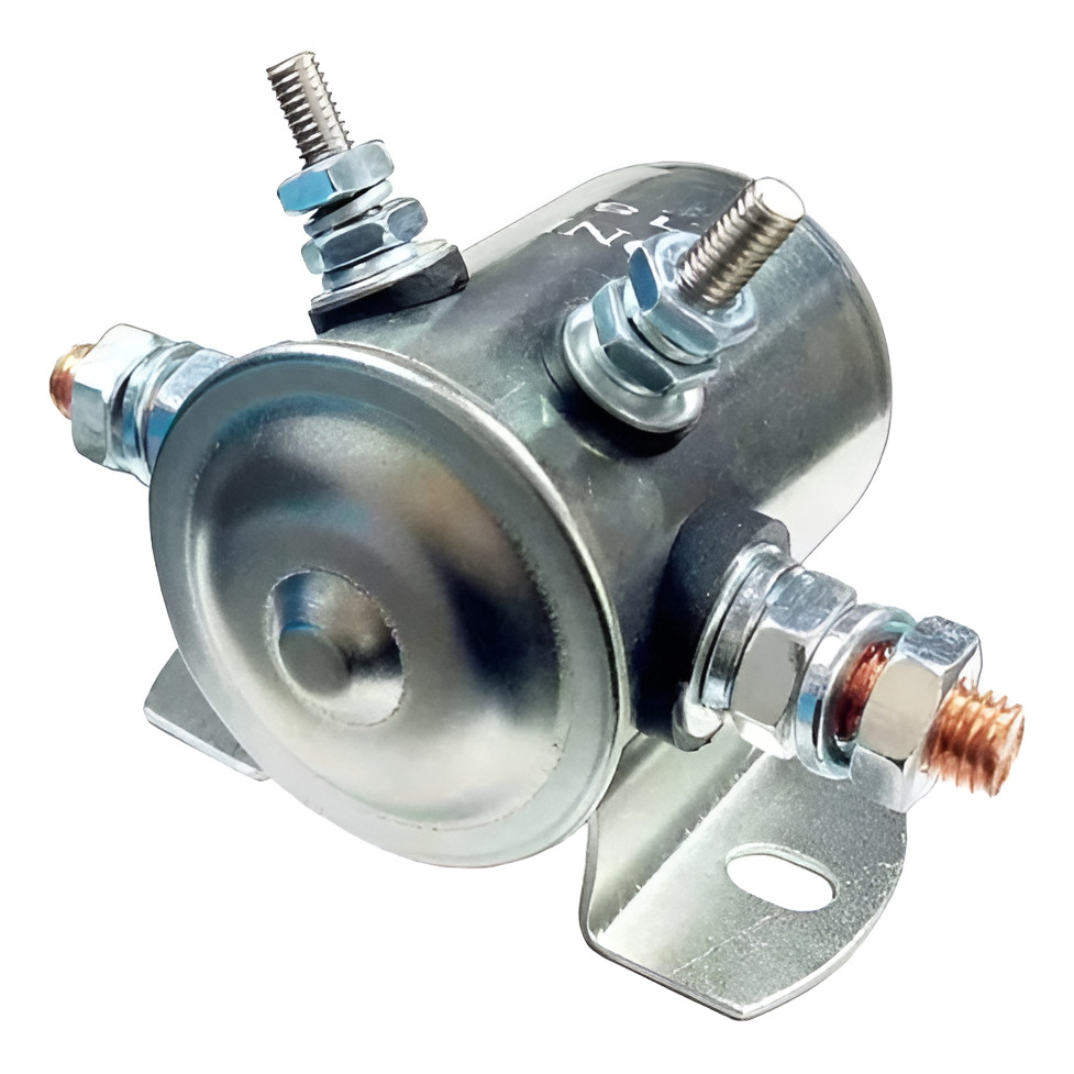 Rele Auxiliar Unviersal Uso Contínuo 100A 12V - 4 Bornes - Negativo Isolado