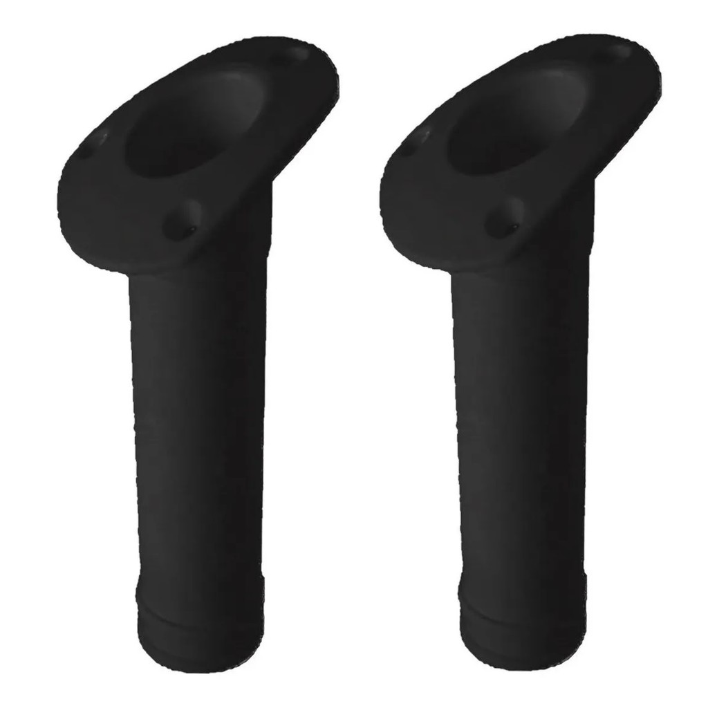 Porta Caniço Varas Embutir Inclinado Barco Caiaque Pr Kit 2