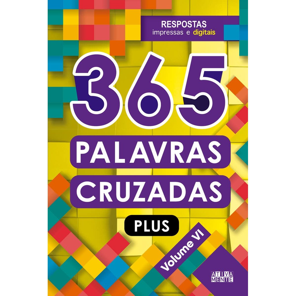 365 Palavras cruzadas plus - volume VI em Oferta na Shopee
