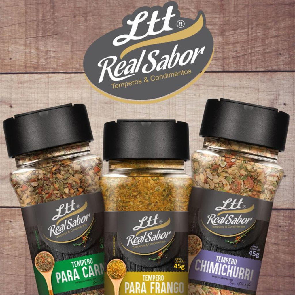 TEMPEROS E CONDIMENTOS KIT COM 10 UNIDADES OS MAIS VENDIDOS NO POTE - Super Linha Premium Mais Tempero