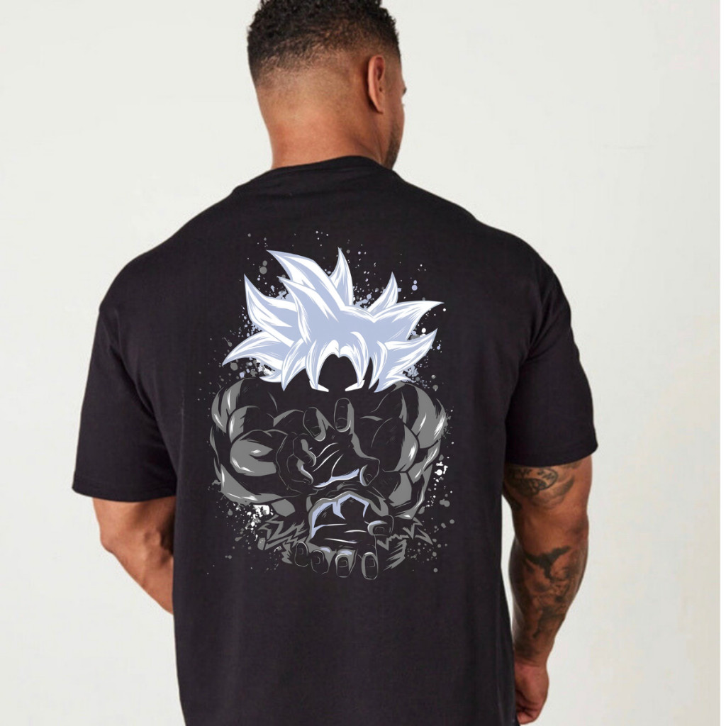 Camiseta Camisa Oversized Academia Goku GYM Tshirt 100% Algodão Lançamento