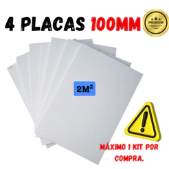 Isopor Eps Antichamas Placas De 100mm (10cm) Medida 100x50cm