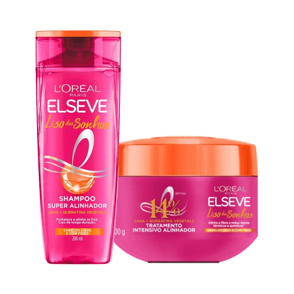 Kit Elseve AHA Queratina em Oferta na Shopee