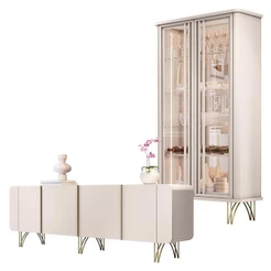 Buffet Saluti E Cristaleira évora Off White - Hb Móveis