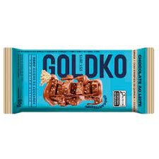 Detalhes do Chocolate Ao Leite com Flocos de Quinoa 80g GOLDKO
