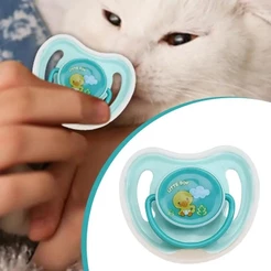 Chupeta Durável Para Animais De Estimação , Silicone Macio , Brinquedo Calmante Mastigar , Cães , Gatos , Resistente À M