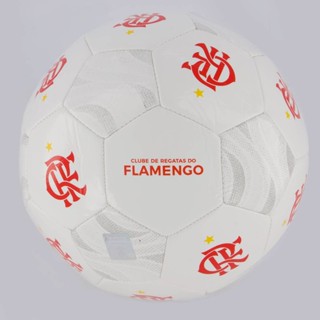 Bola Flamengo Campo Escudo Branca e Vermelha em Oferta na Shopee