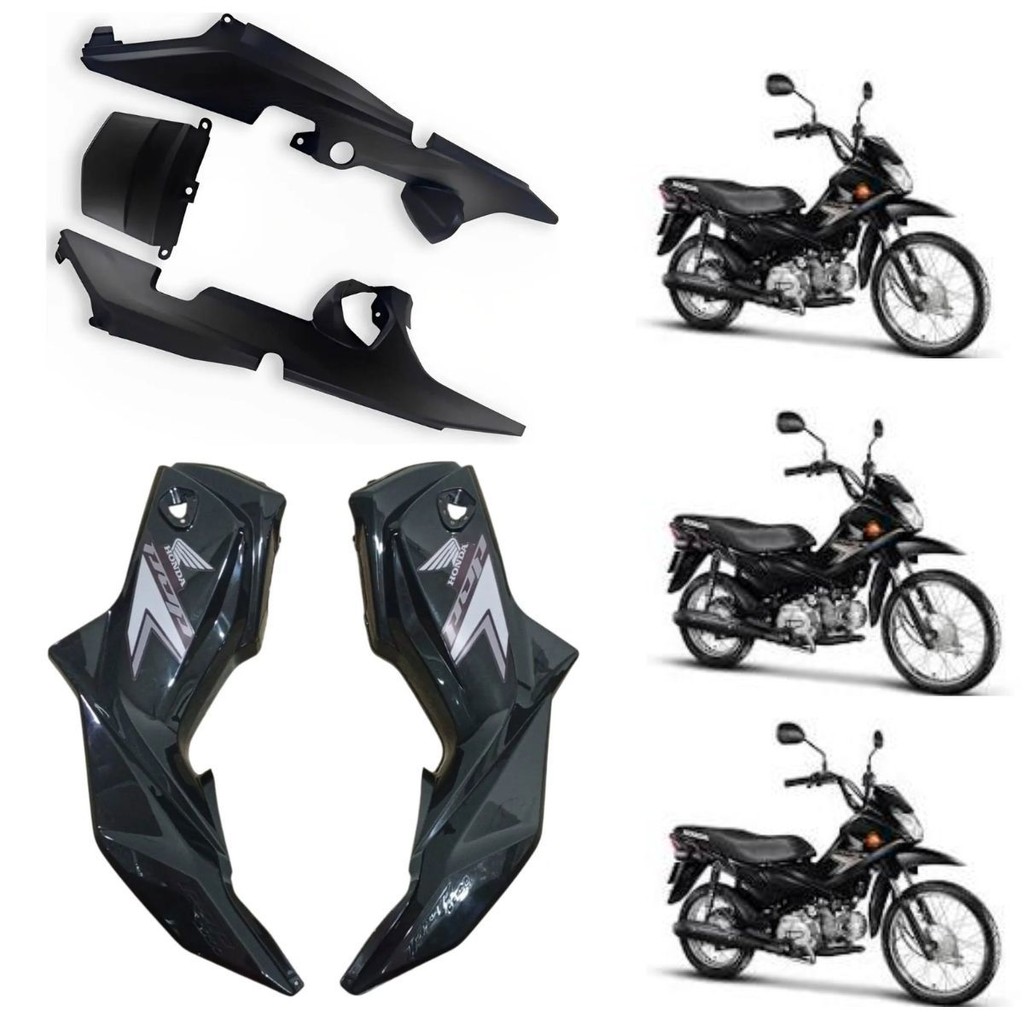 Kit Carenagem Frontal Pop110i Pop 110i 2016 A 2025 Adesivada