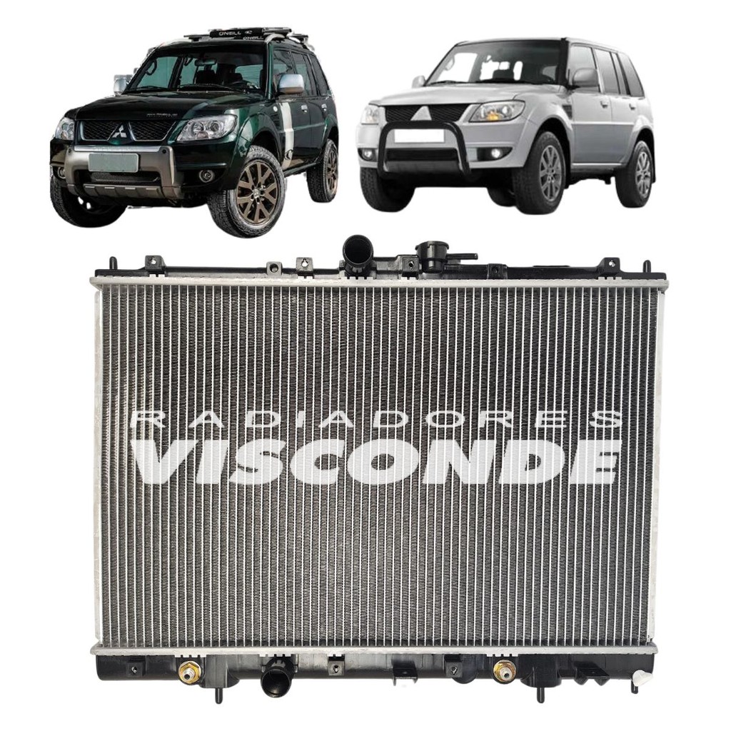 Radiador Visconde Mitsubishi Pajero Tr4 1.8 2.0 1999 2002 2005 2008 Automático em Oferta na Shopee