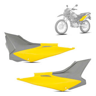 Kit Tampa Lateral e Sub Tampa Amarelo 2009 Moto Nxr Bros 150 Ks Es Esd em Oferta na Shopee