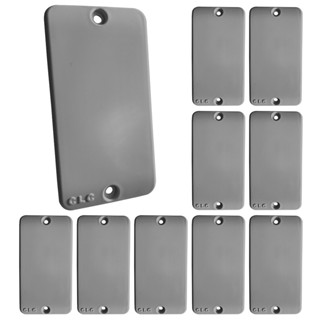 Kit 10 Tampa Cega Condulete Pvc 1/2 - 3/4 Polegadas Eletroduto Varias Cores em Oferta na Shopee