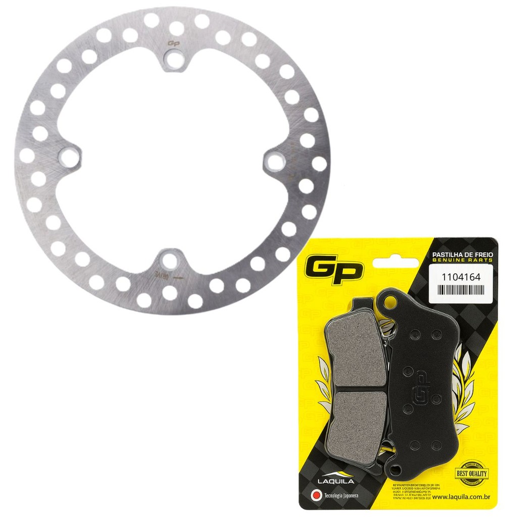 Disco de Freio Dianteiro Xre 300 Abs 2009-2018 + Pastilhas Gp7 em Oferta na Shopee