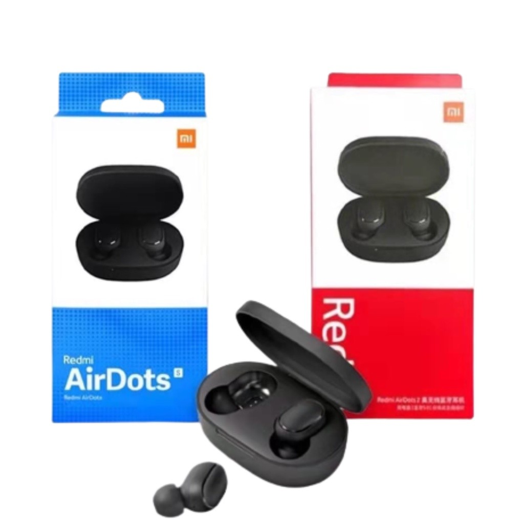 Fone Sem Fio Wireless Redmi Airdots Xiaomi TWS Bluetooth Preto