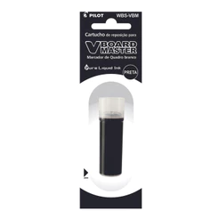 Refil Para Pincel de Quadro Branco V-Board Master PiloT - Preto