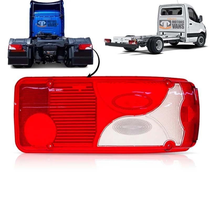 LENTE DA LANTERNA TRASEIRA SCANIA S5 S6 SPRINTER TRUCK 2012 A 2019 LADO DIREITO