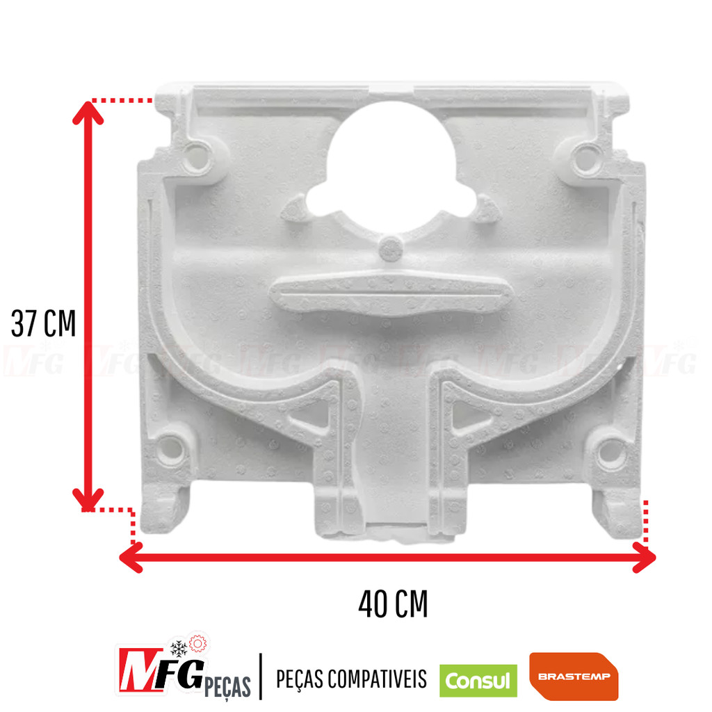 ISOLAÇÃO CAPA PROTETORA COMPATIVEL W10896284 W11498695 W10856154 Brm38 Brm39 Brm42 (40X37)