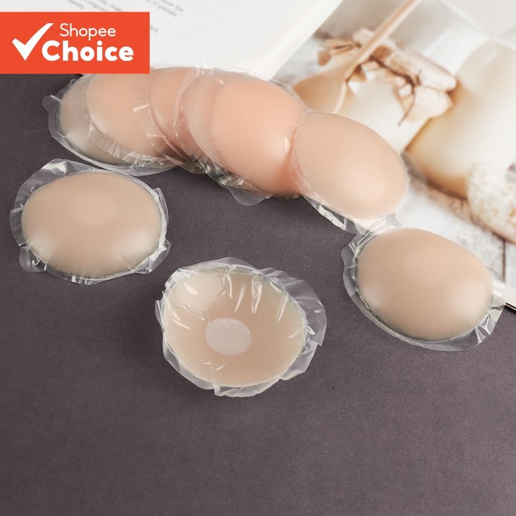 2/6/10PCS Capas De Silicone Reutilizáveis Para Mamilos-Sem Costura E Invisíveis Vestidos Uso Diário