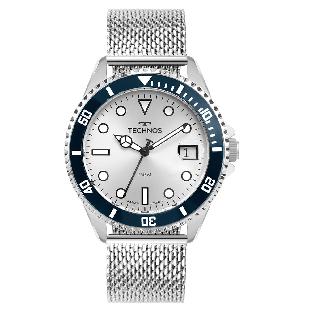 Relógio Technos Masculino Acqua Prata - 2415DY/1K