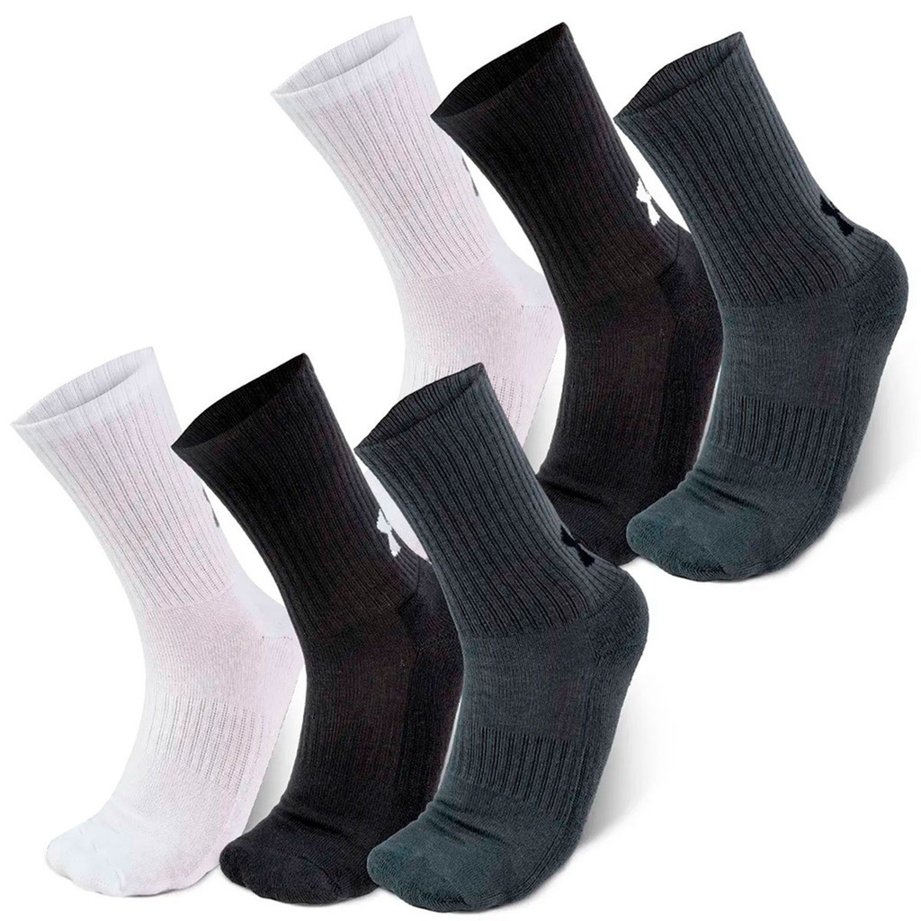 Kit 6 Pares de Meias Esportiva Core Cotton Cano Alto Under Armour em Oferta na Shopee