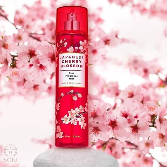 BATH & BODY WORKS JAPANESE CHERRY BLOSSOM BODY SPLASH 236 ML