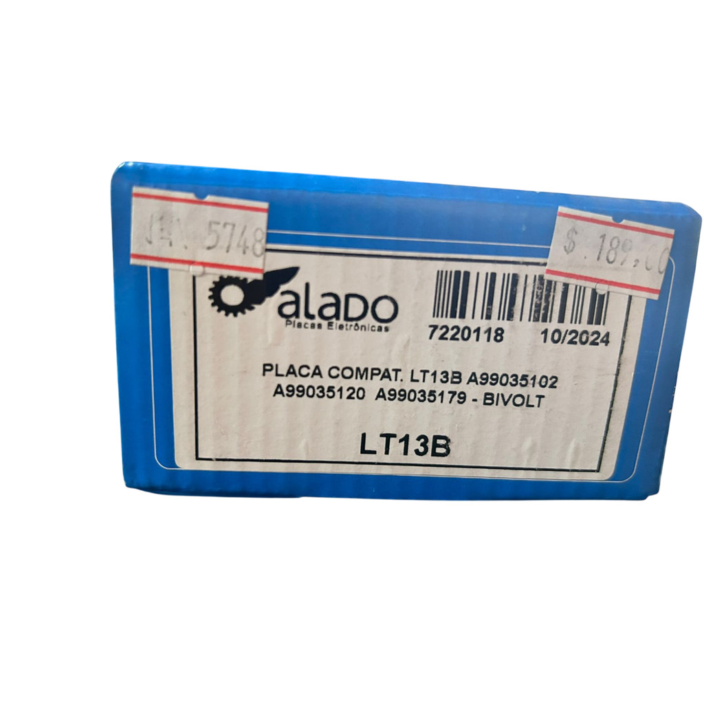 PLACA POTENCIA LAVADORA ELECTROLUX LT13B A99035102 A99035120 A99035179 7220118 ALADO