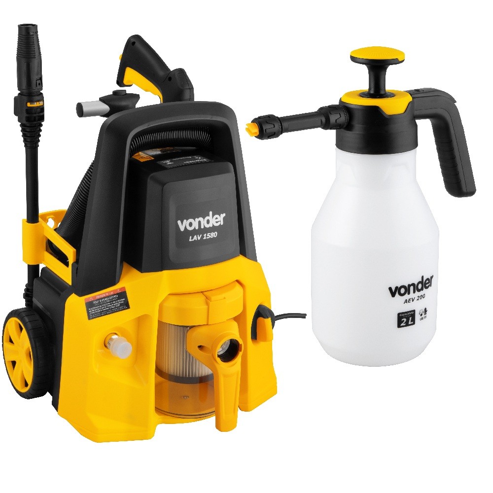Lavadora E Aspirador 2 em 1 LAV1580 220V + SnowFoam Vonder