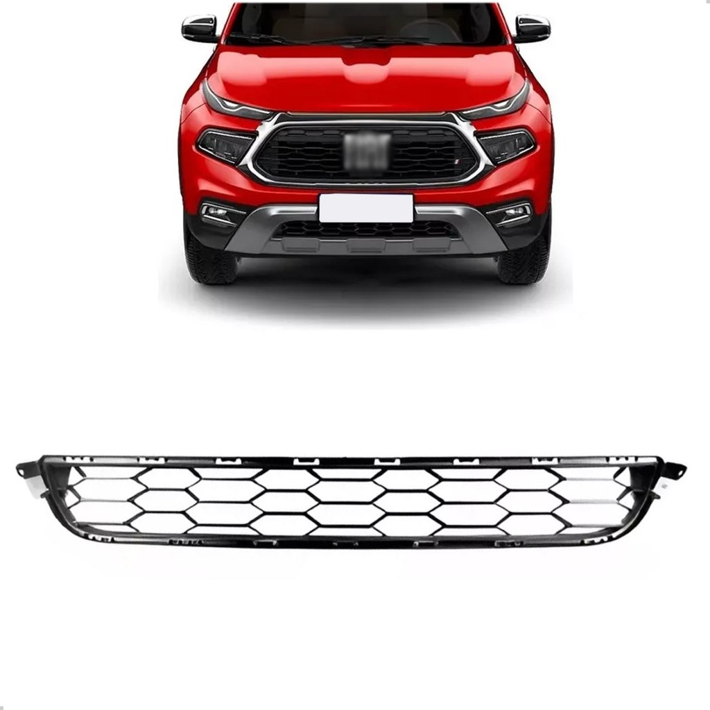 Grade Central Toro 2021 2022 2023 2024 Preta em Oferta na Shopee