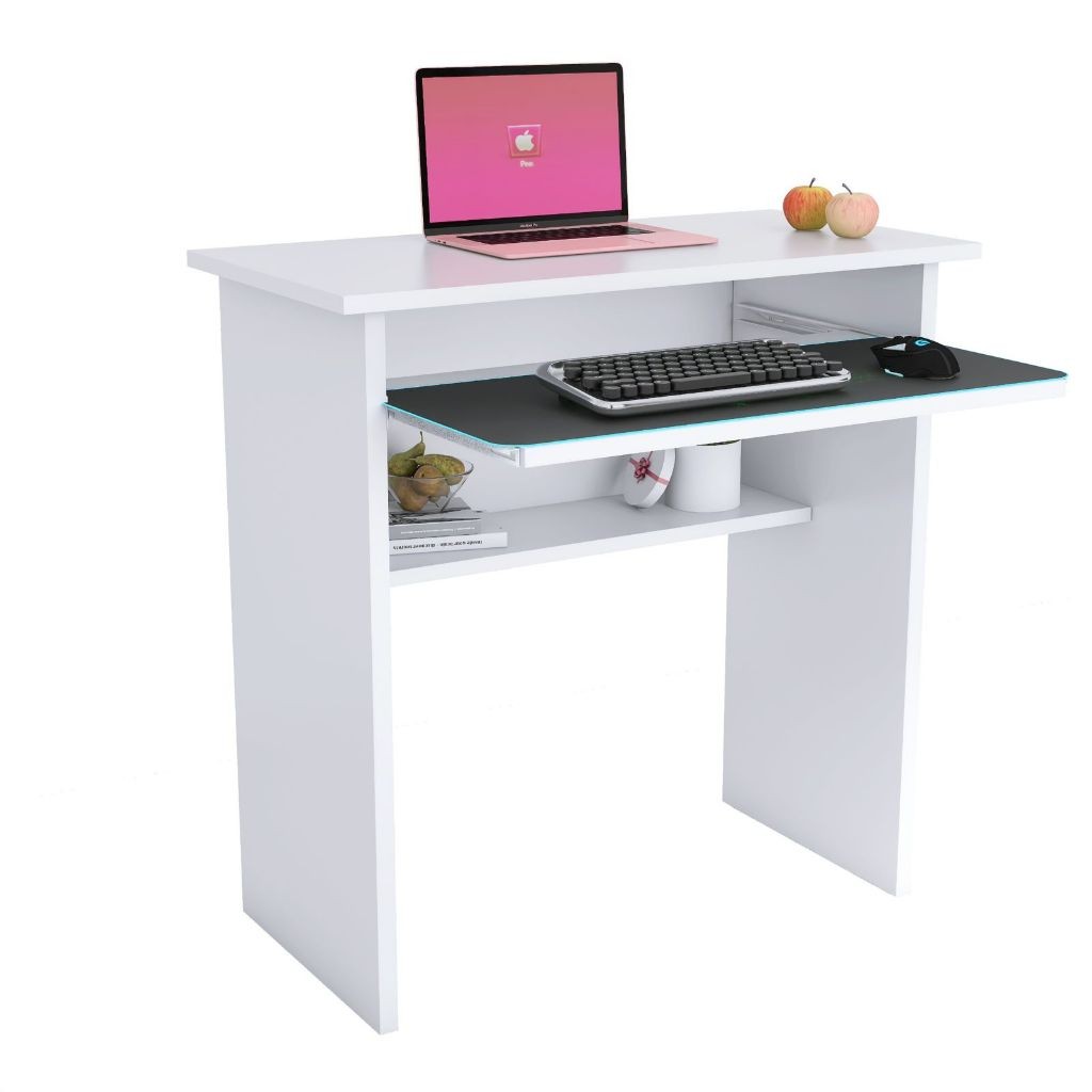 QUEIMA DE ESTOQUE - Escrivaninha Mesa De Computador Prática 75 X 60x 34cm